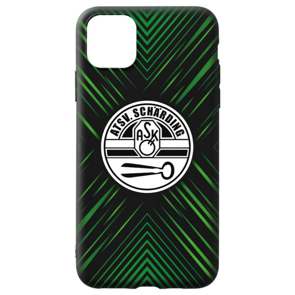 Silikoncase mit ATSV Schärding Design - Grün-Weiß - Apple