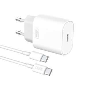XO Wall Charger L91 25W Set mit USB-C auf USB-C Kabel