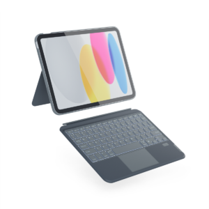 Epico Backlit Keyboard Case for iPad 10,9" (2022) - german/grey