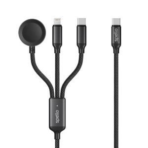 Spello 3in1 Cable USB-C, Lightning, Apple Watch